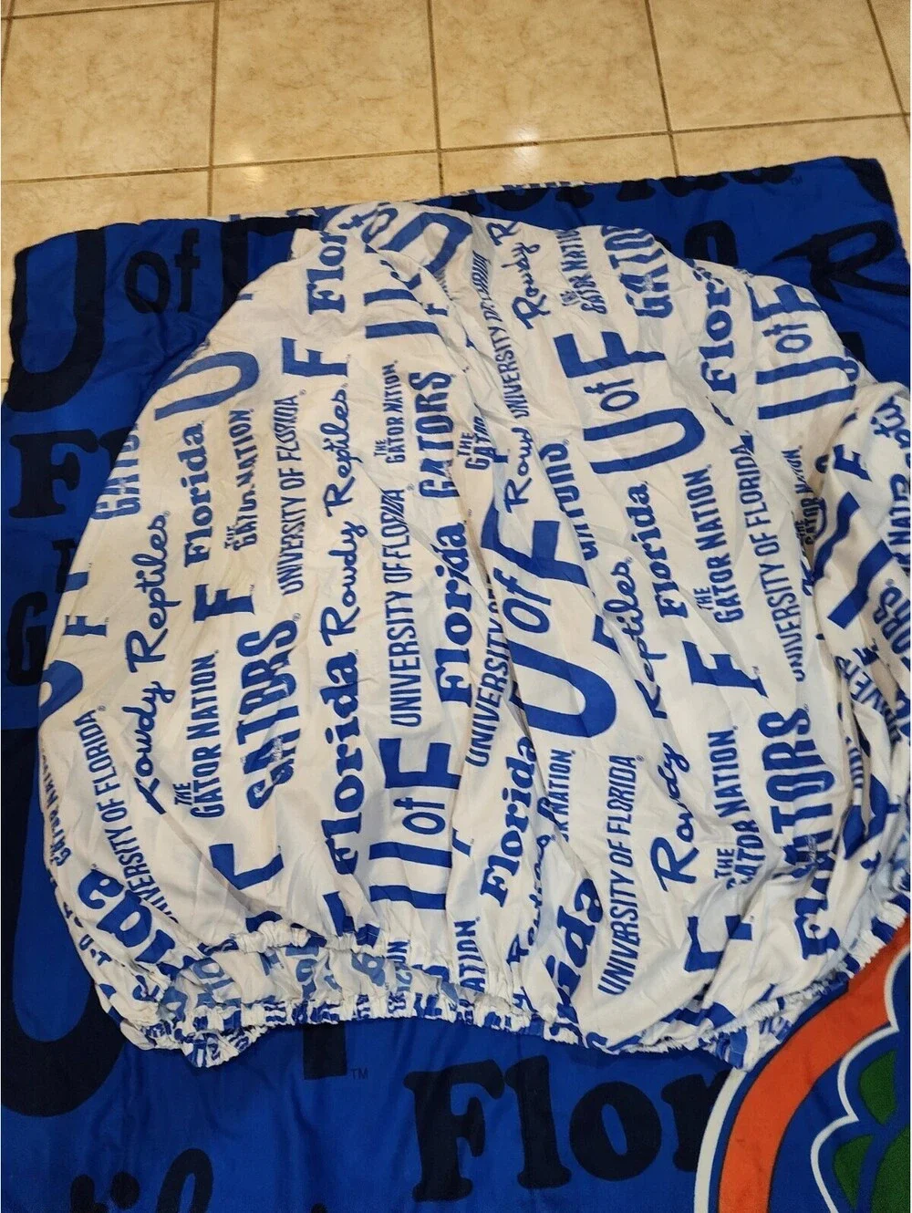 Florida Gators Blue Throw Blanket Queen 85 1/2